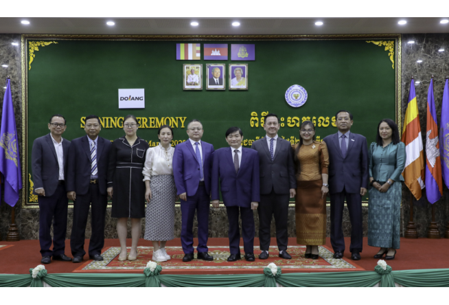 Sino-German Dolang Group signed five-year cooperation plan with MLVT of Cambodia