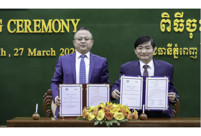 Sino-German Dolang Group signed five-year cooperation plan with MLVT of Cambodia