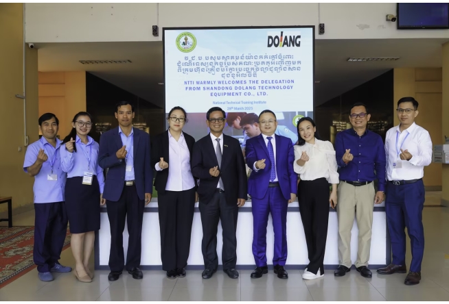 Dolang group make a visit to Cambodia National Technical Training Institute