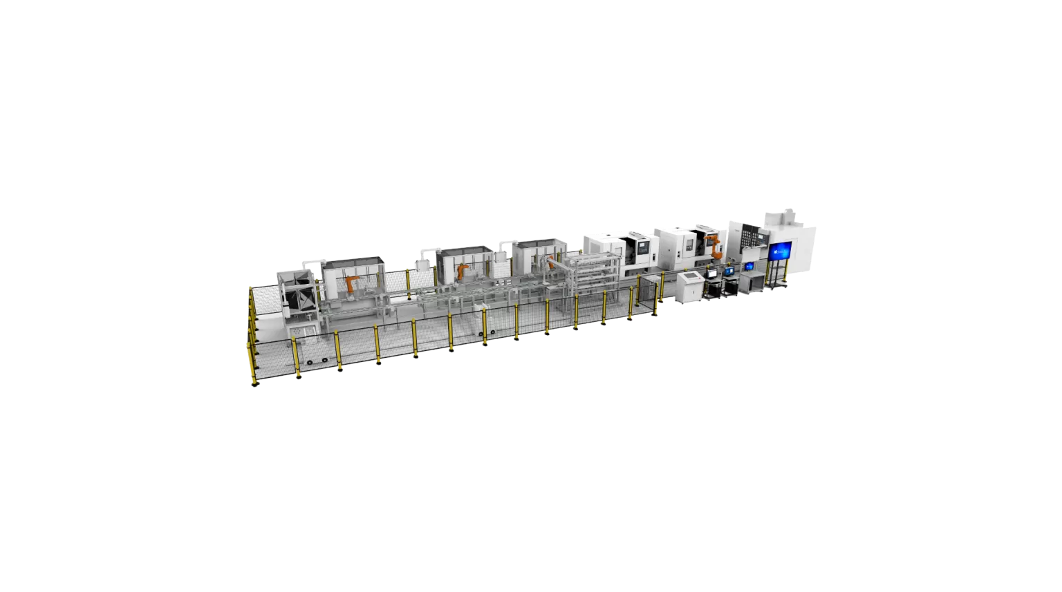 Línea de producción de fabricación inteligente con linterna DLCIM-FL824
